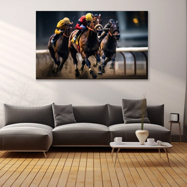 Painting of Race Horses